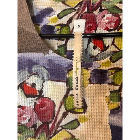 NWOT Uncle Frank Mini Dress Art To Wear Floral Abstract S - Picture 4 of 7